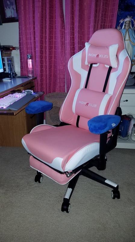 nokaxus pink gaming chair
